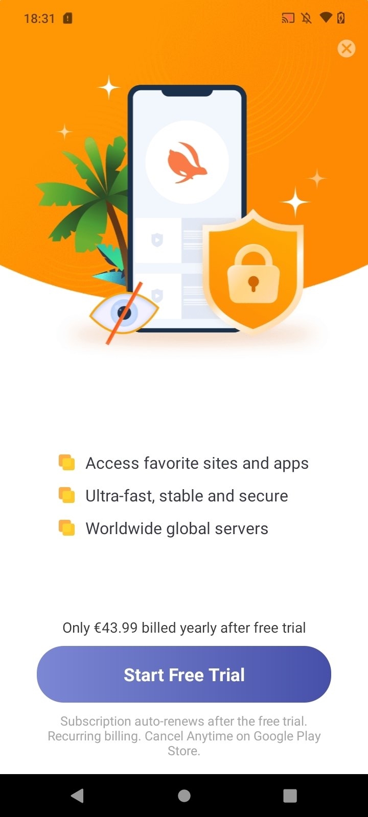Кролик vpn