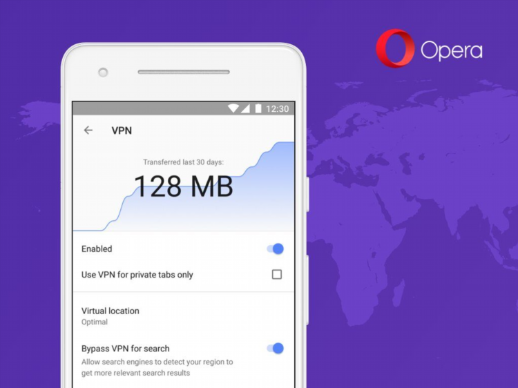 Опера бесплатный vpn