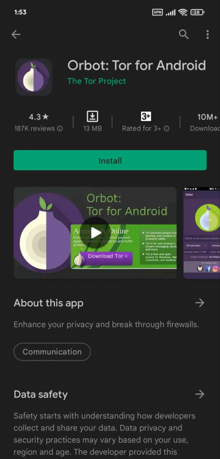 Orbot vpn скачать на пк
