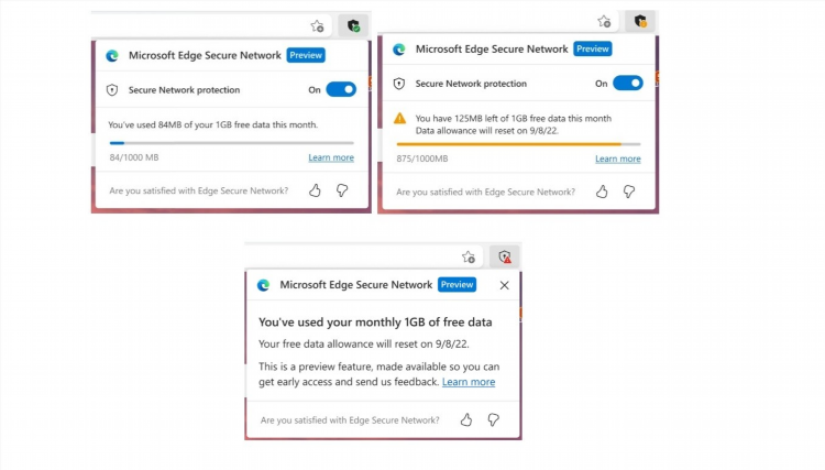 Расширения впн edge