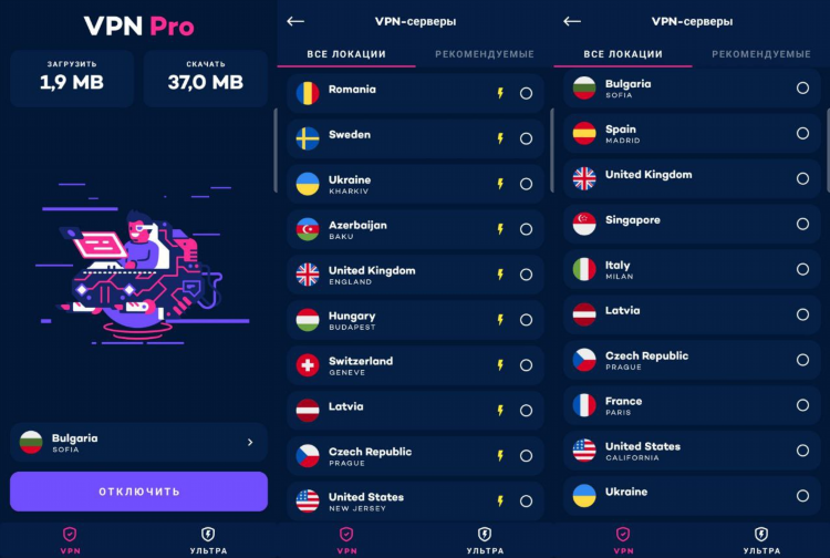 Серверы vpn бесплатно